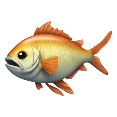 fishes with bow sticker