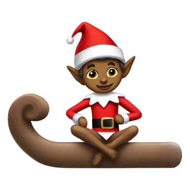 elf on a shelf sticker
