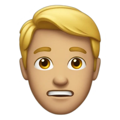 Jealous emoji sticker