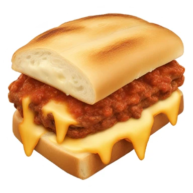 panini Bolognese with cheese  sticker
