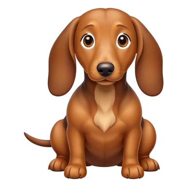 Wiener dog sticker