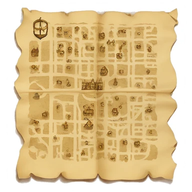Marauder's Map from Harry Potter movies sticker