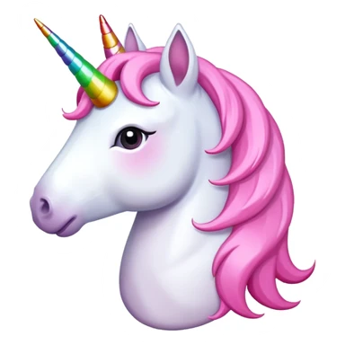 Unicorn with a bow sticker