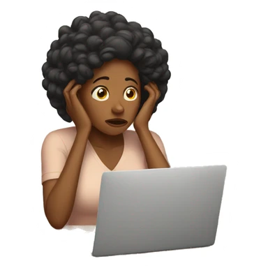 black mom stressed sticker