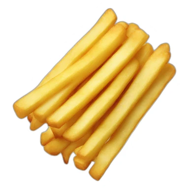 a stick of French fries sticker