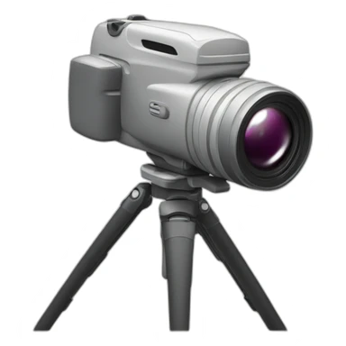 GyatCamera with flash on a tripod sticker