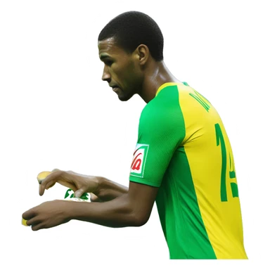 7up on hand of Brazil player sticker