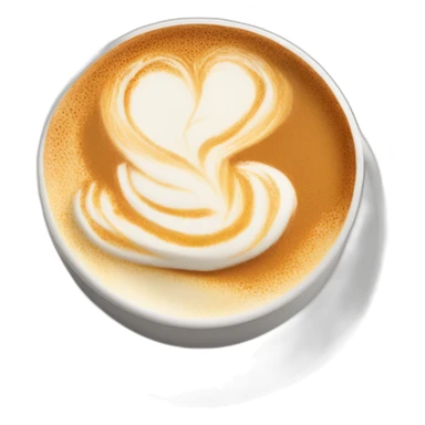 pumpkin spice latte with froth sticker