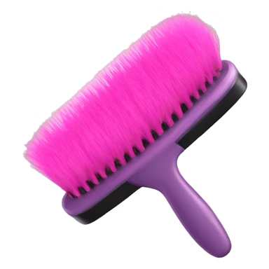 pink hairbrush sticker