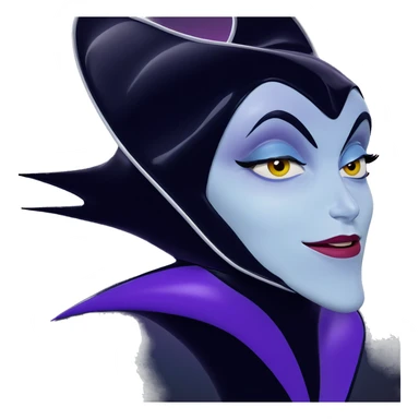 alien beauty with vibrant makeup sticker