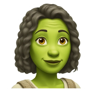 Woman Shrek sticker