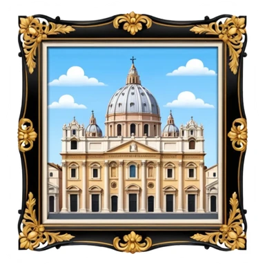 saint peter's church rome sticker