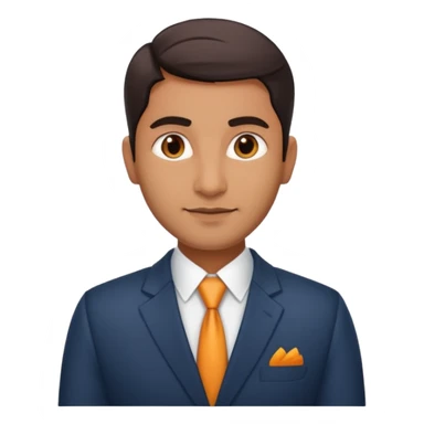 An Indian hard working hotel manager with handsome and attractive appearance. sticker