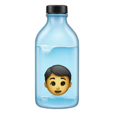 Boy's tears in a bottle sticker