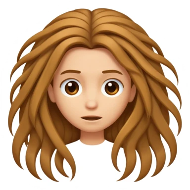 hair bad thin sticker