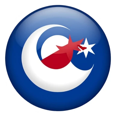 doğru türkistan bayrağı sticker