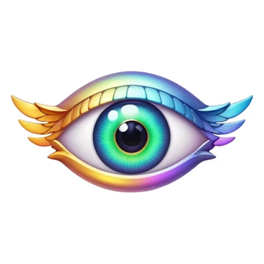 eye with six wings sticker