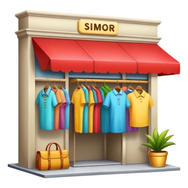 Tienda de ropa sticker