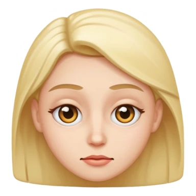 Cute eye roll sticker