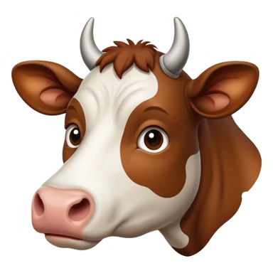 cow saying "kupal kaba?" sticker