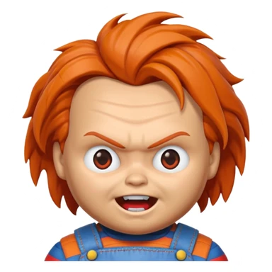 Un emojin de chuky sticker