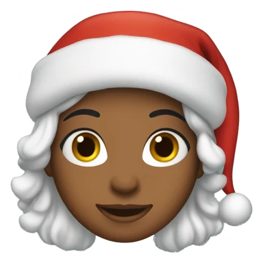 Christmas girl sticker