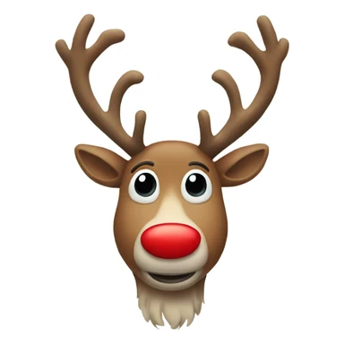 Red Nosed Reindeer sticker