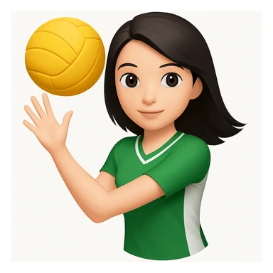 Change the color of the clothing to green, keeping the original style and details intact. sticker