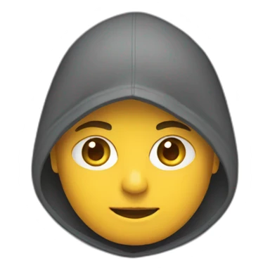 developer in a dark grey hoodie sticker