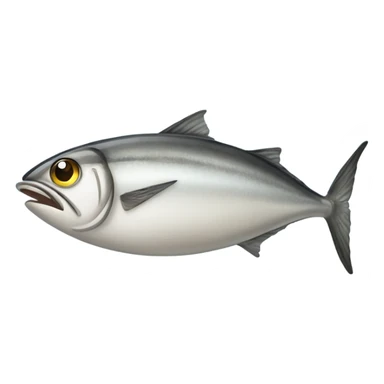 Grumpy sardine sticker