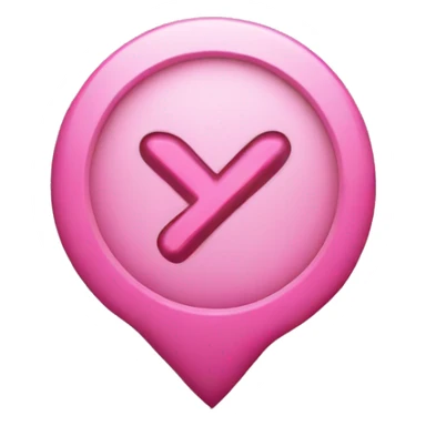 Pink Checkmark sticker