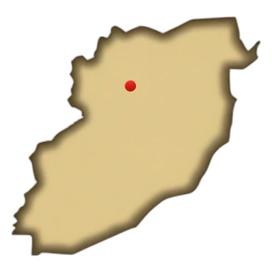 Iraq map outline sticker
