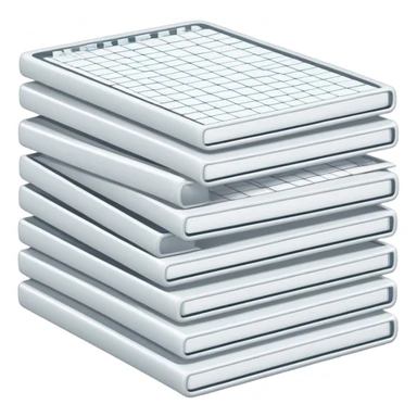 multiple spreadsheets stacked sticker