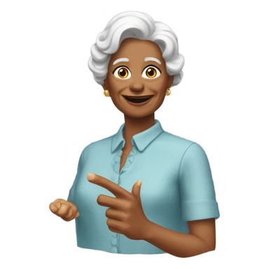 Aunt Sandy’s thumb  sticker