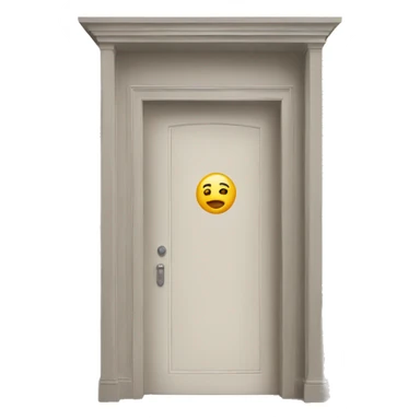 Painting a door sticker