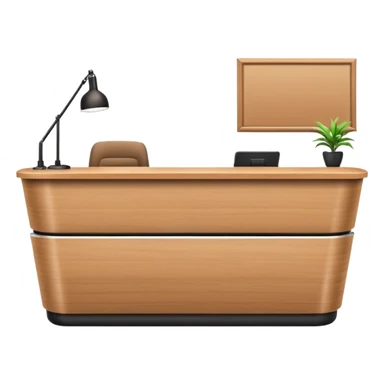 Reception desk
 sticker