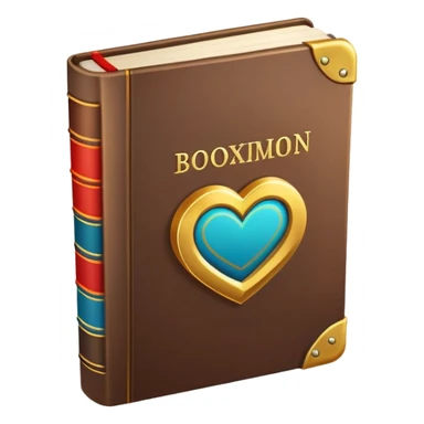 large thick book with bookmarks sticker