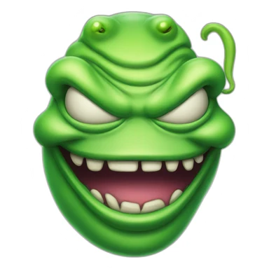 Slimer ghostbusters sticker