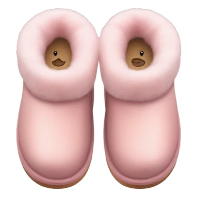 light pink ugg slippers  sticker