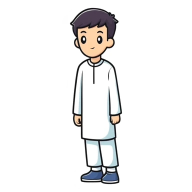 cartoonish sticker of حزلقوم with exaggerated features, fun and colorful sticker