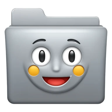 folder macos gray and white sticker