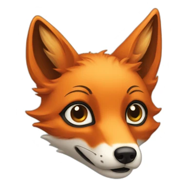 Neurodivergent fox sticker