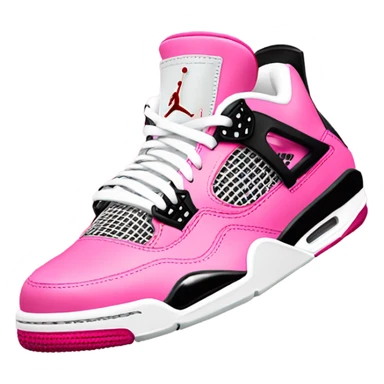 pink Jordan 4 sticker
