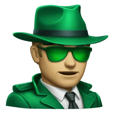 Green Hornet sticker