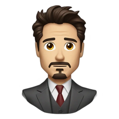 Tony stark iron man sticker