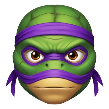 generate the face of a ninja turtle sticker