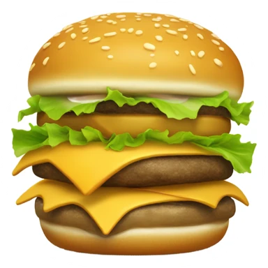 Generate a sleepy cheeseburger emoji with droopy eyes, a tiny yawn, and a slightly messy look. sticker