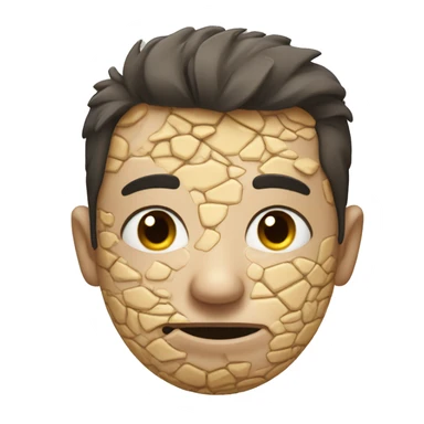 Super dried out skin that is peeling sticker