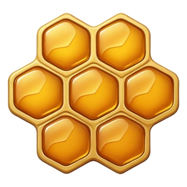 a piece of honeycomb sticker