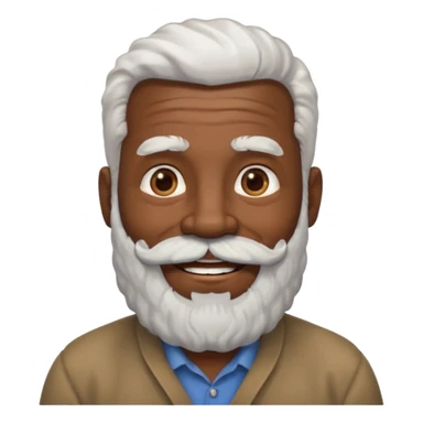 black like very black as a real nigga grandpa with white hear and a big bear wrinkled as fuck sticker